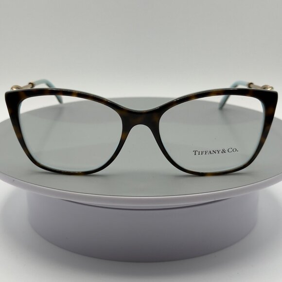 Tiffany & Co. Eyeglasses Frames Only TF 2160-B 8134 54-17-140 Brown Italy READ - Picture 2 of 9